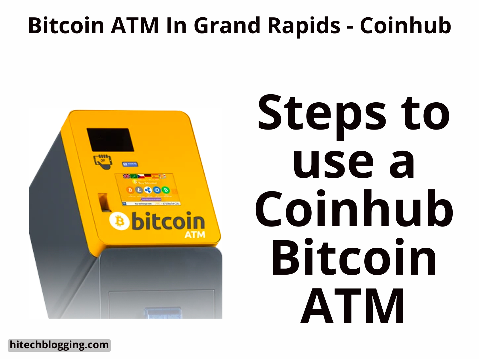 CoinHub Bitcoin ATM in Grand Rapids: Easy Crypto Access