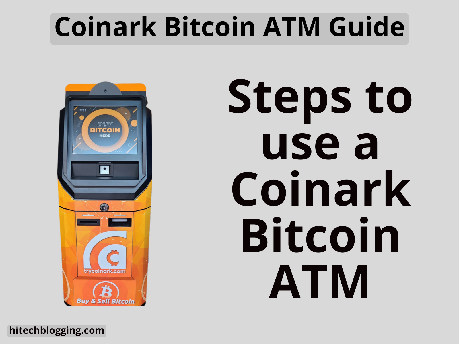 CoinArk Bitcoin ATM Guide: How to Buy Bitcoin with Cash