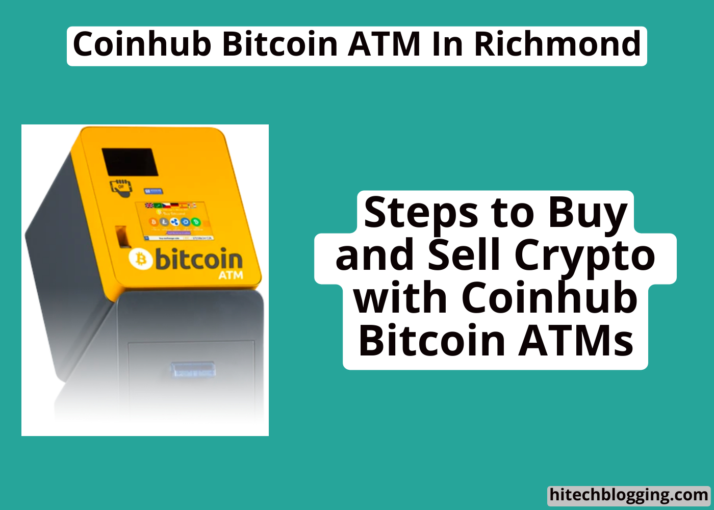 Bitcoin ATM In Richmond: CoinHub's Convenient Crypto Solution