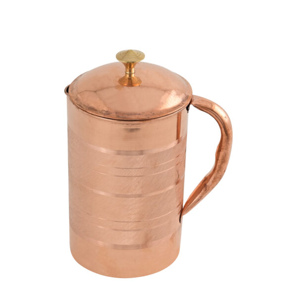 Brass Water Jug – Traditional Handcrafted Polished Pitcher – Chitra Gupt Exports