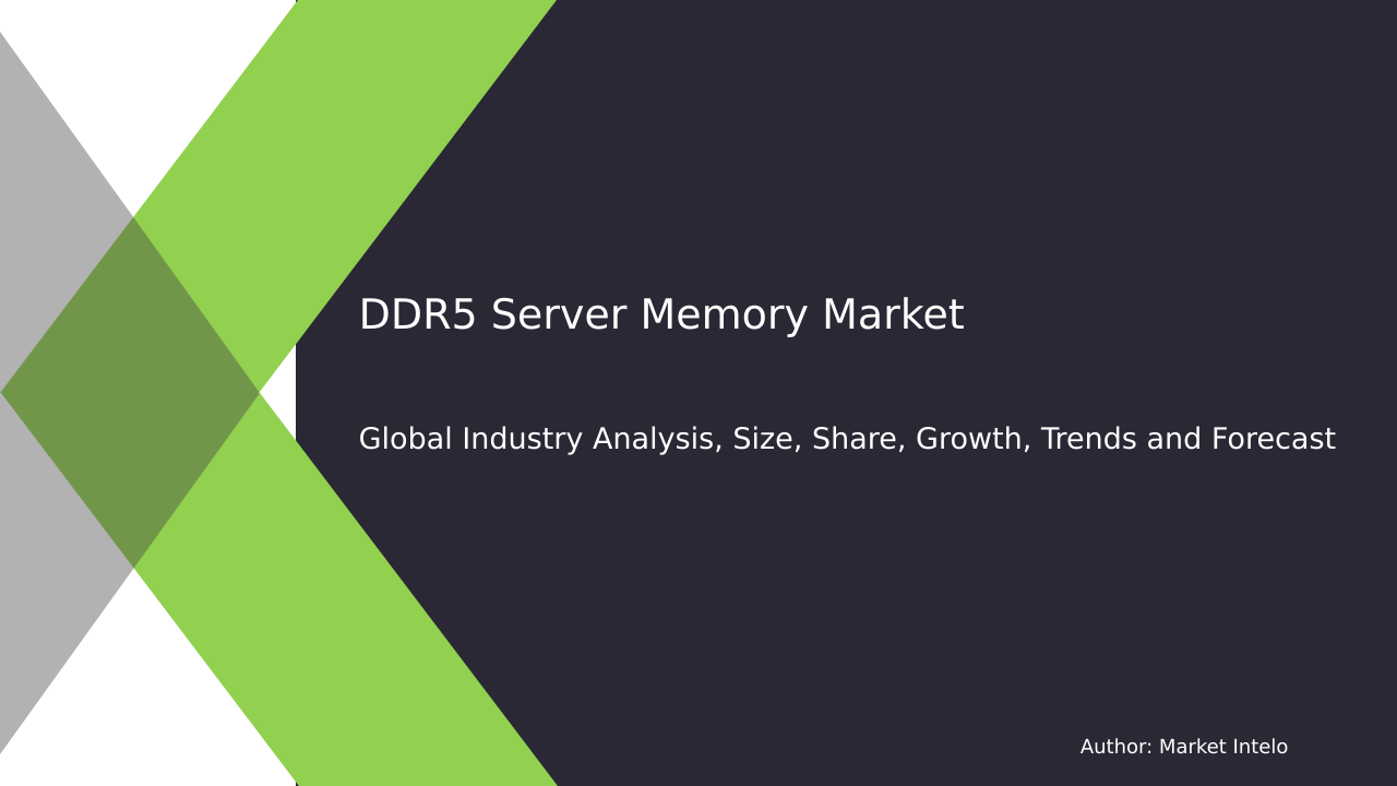 DDR5 Server Memory Market Research Report 2033