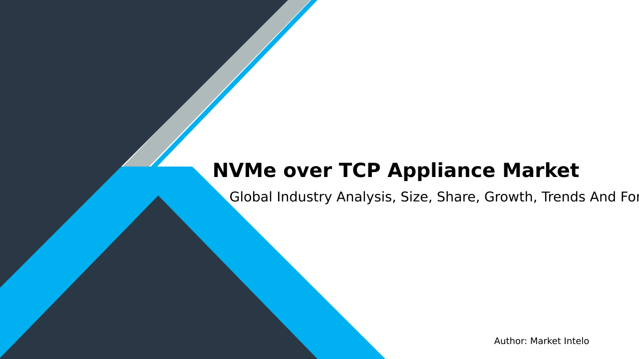 NVMe over TCP Appliance Market Research Report 2033