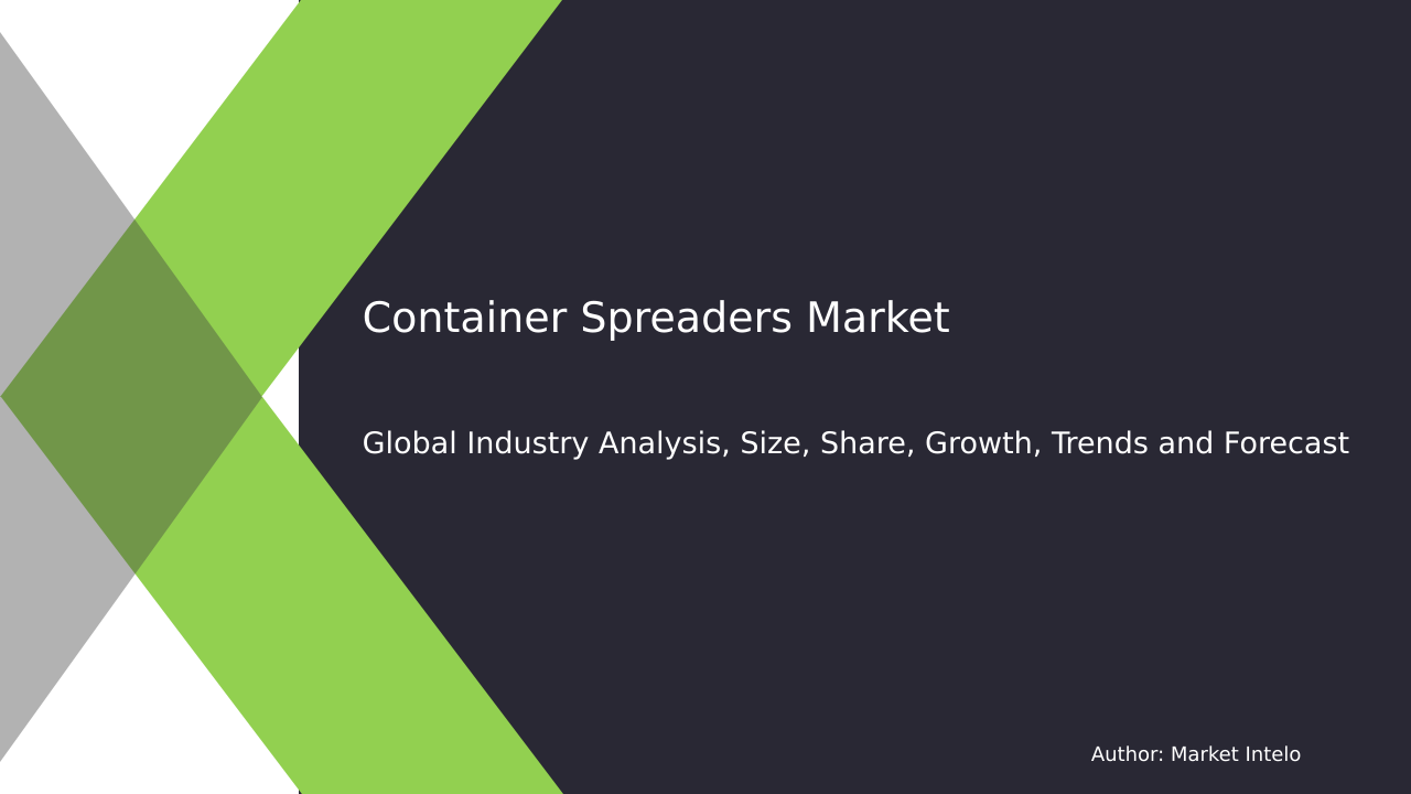 Container Spreaders Market Research Report 2033
