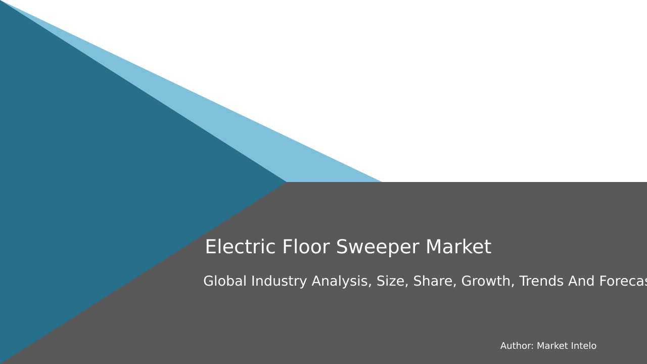 Electric Floor Sweeper Market Research Report 2033