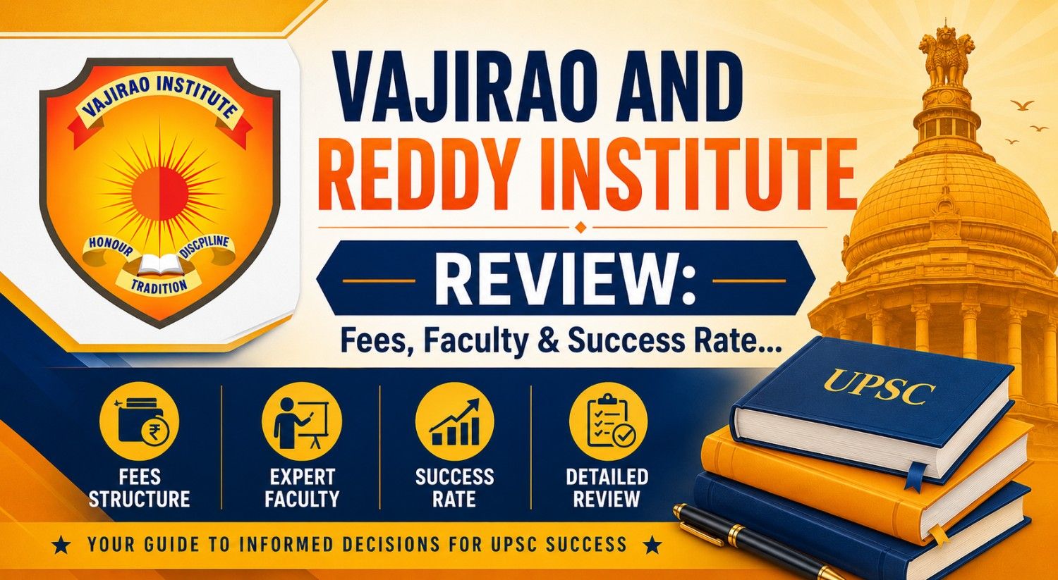 Vajirao & Reddy IAS Institute- Review, Fees, Faculty and Success Rate