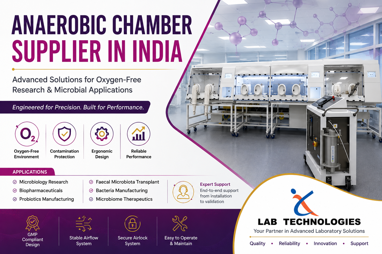 Anaerobic Chamber Supplier in India | Advanced Lab Solutions