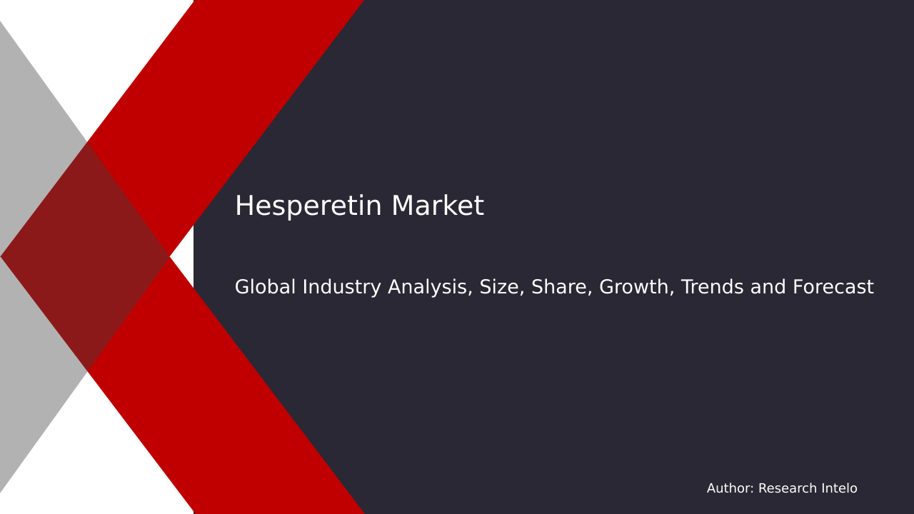 Hesperetin Market Research Report 2033